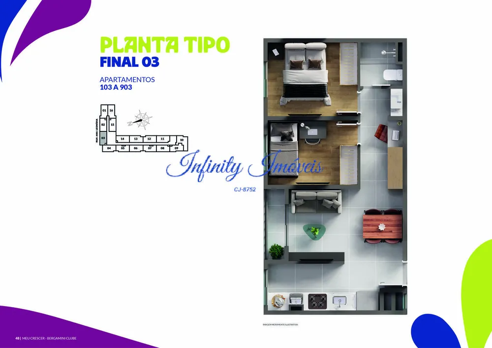 Apartamento, 2 quartos, 41 m² - Foto 47