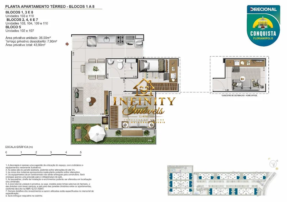 Apartamento, 2 quartos, 37 m² - Foto 33
