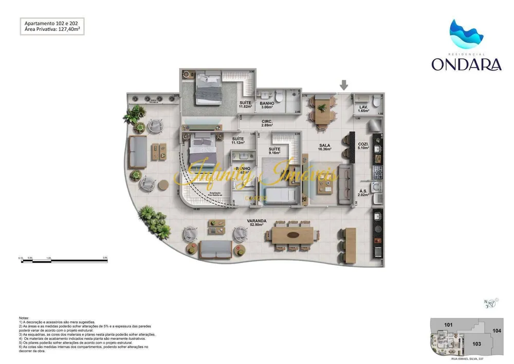 Apartamento, 3 quartos, 98 m² - Foto 9