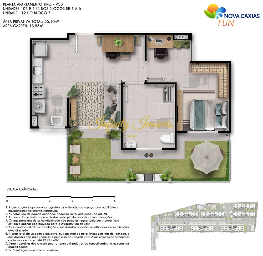 Apartamento, 1 quarto, 55 m² - Foto 30