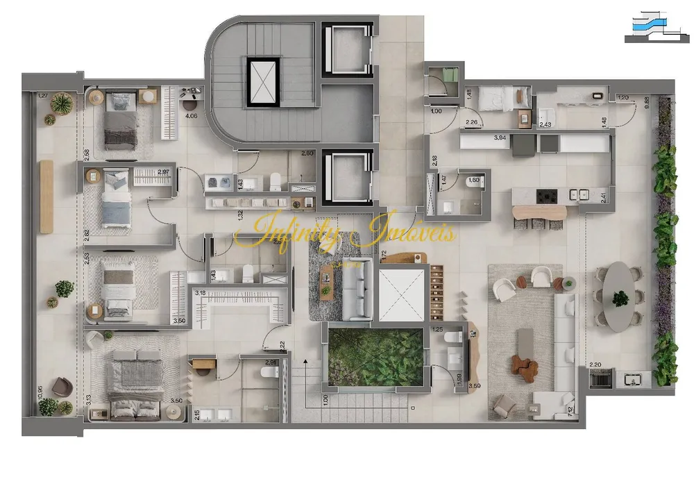 Apartamento, 4 quartos, 221 m² - Foto 21