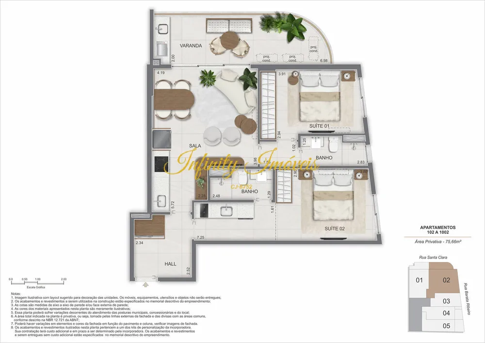 Cobertura, 1 quarto, 62 m² - Foto 16