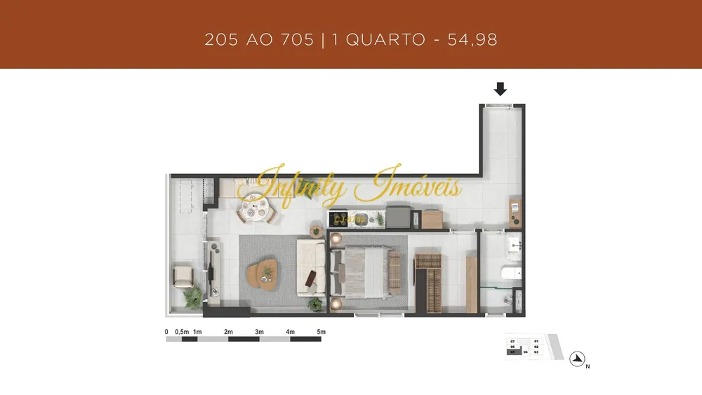 Apartamento, 1 quarto, 34 m² - Foto 22