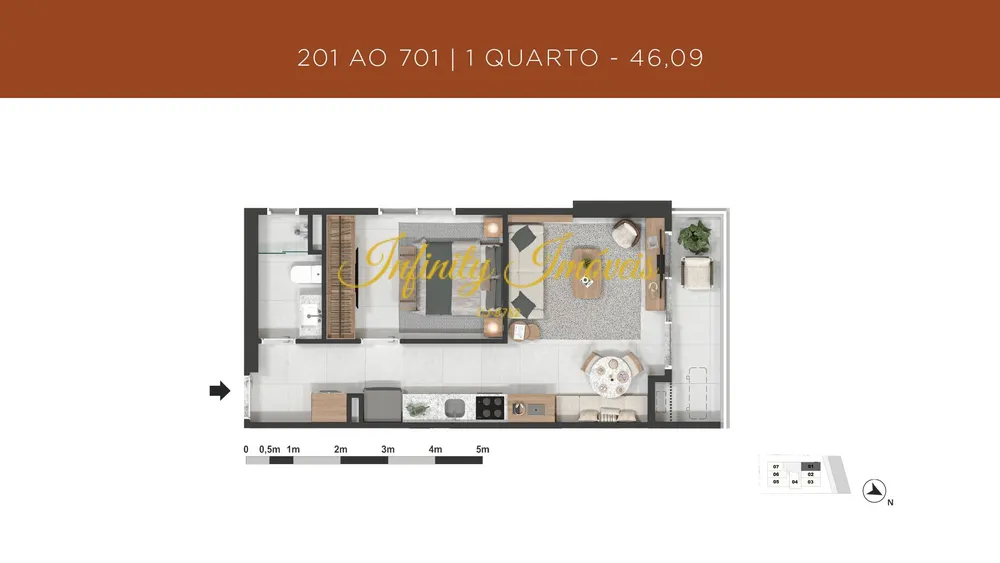Apartamento, 1 quarto, 34 m² - Foto 20