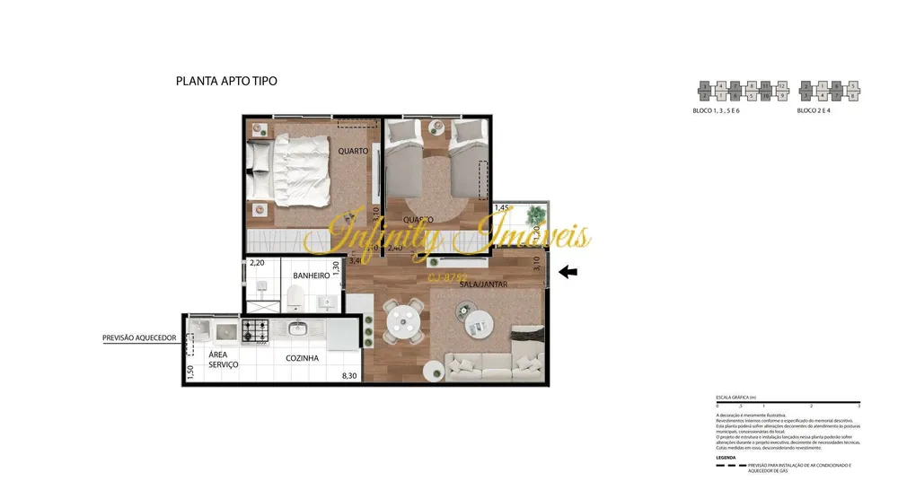 Apartamento, 2 quartos, 63 m² - Foto 21