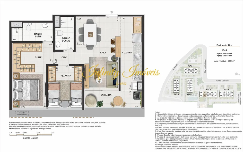Apartamento, 2 quartos, 64 m² - Foto 33