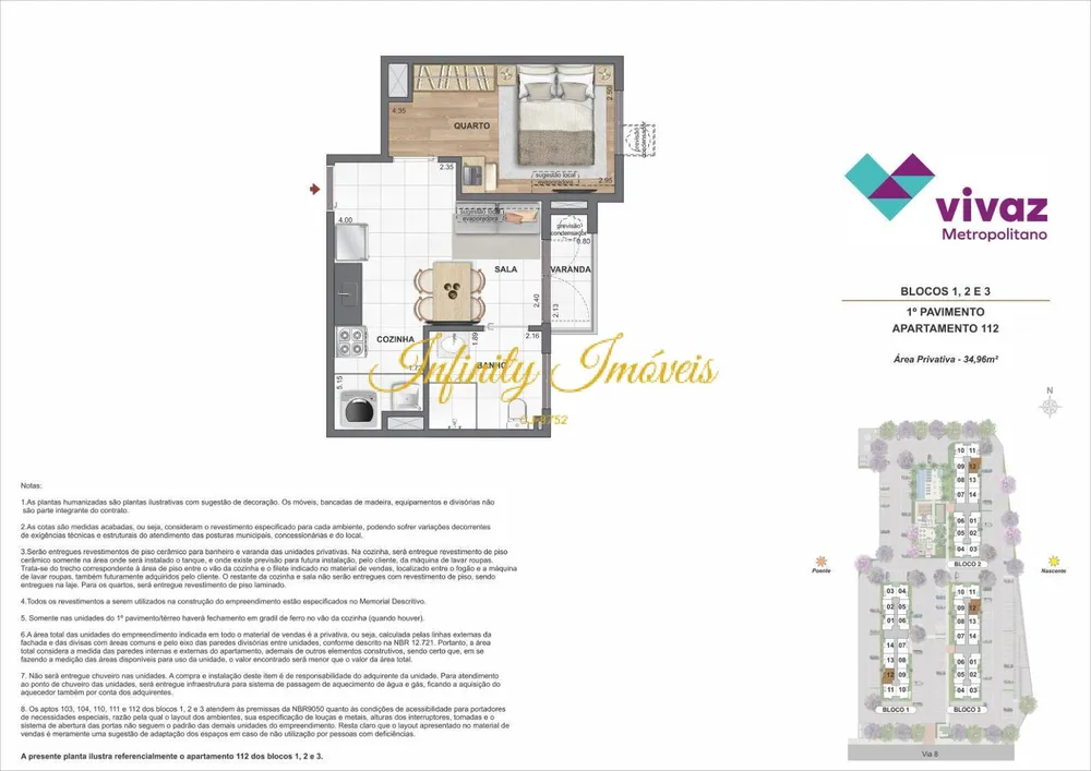 Apartamento, 2 quartos, 37 m² - Foto 21