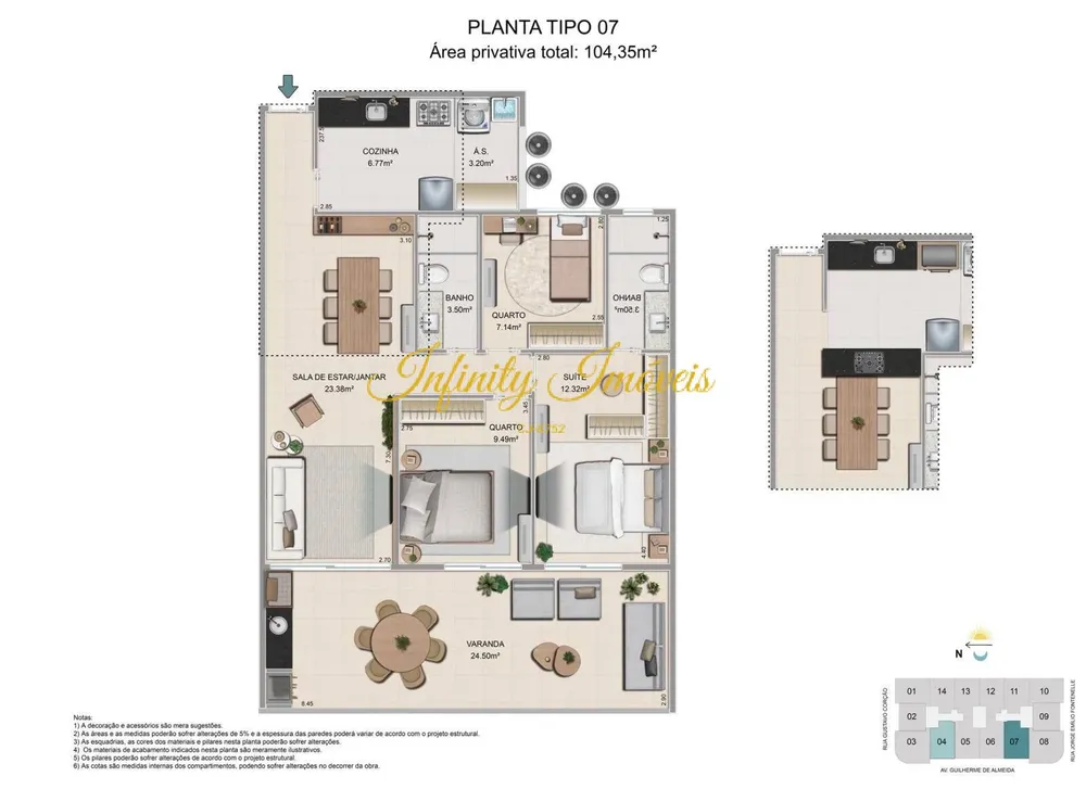 Apartamento, 3 quartos, 95 m² - Foto 30