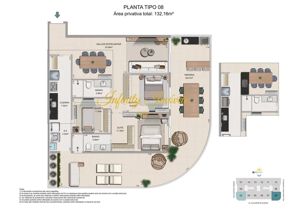Apartamento, 3 quartos, 95 m² - Foto 32
