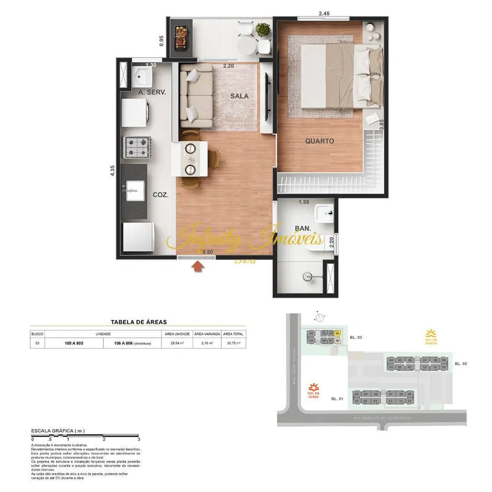 Apartamento, 2 quartos, 43 m² - Foto 22