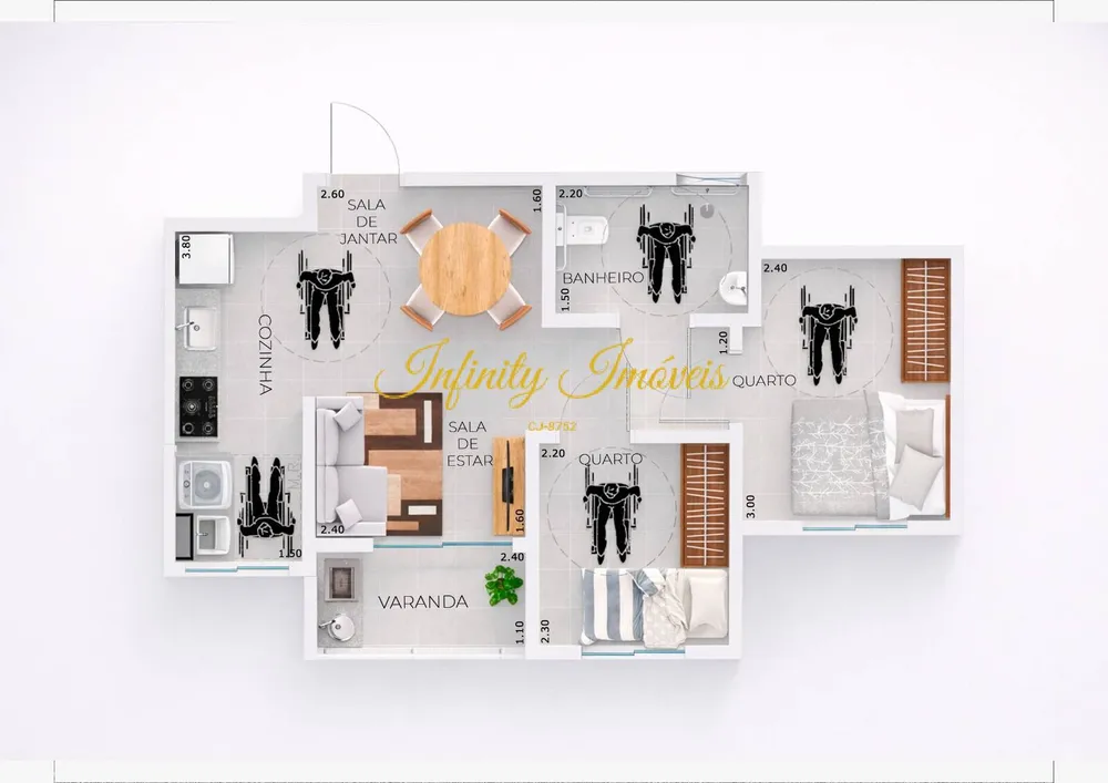 Apartamento, 2 quartos, 43 m² - Foto 37