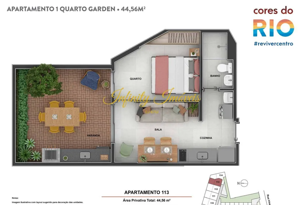 Apartamento, 1 quarto, 36 m² - Foto 28