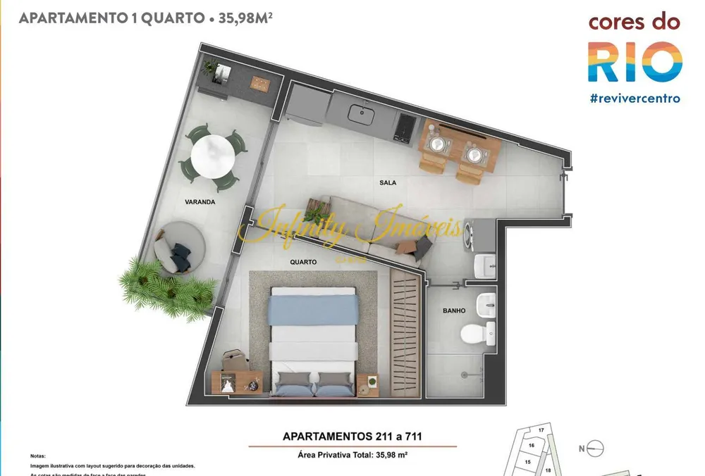 Apartamento, 1 quarto, 36 m² - Foto 24