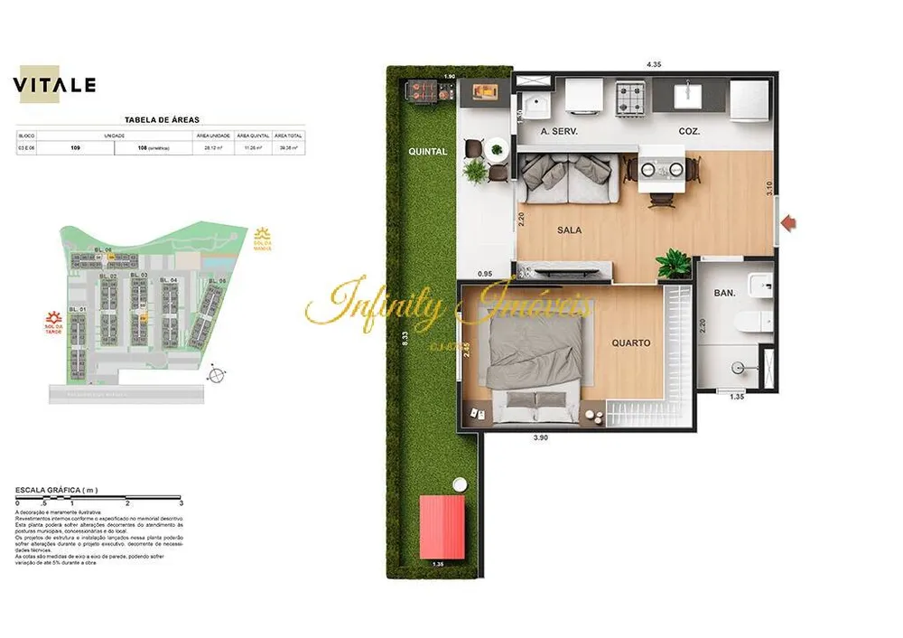 Apartamento, 2 quartos, 44 m² - Foto 28