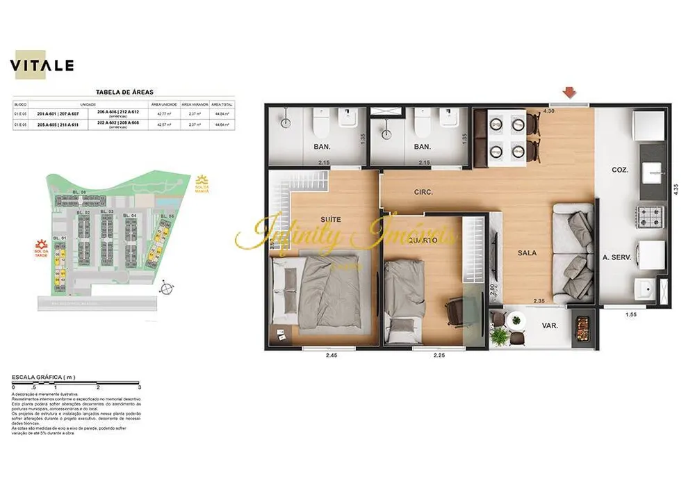 Apartamento, 2 quartos, 44 m² - Foto 24