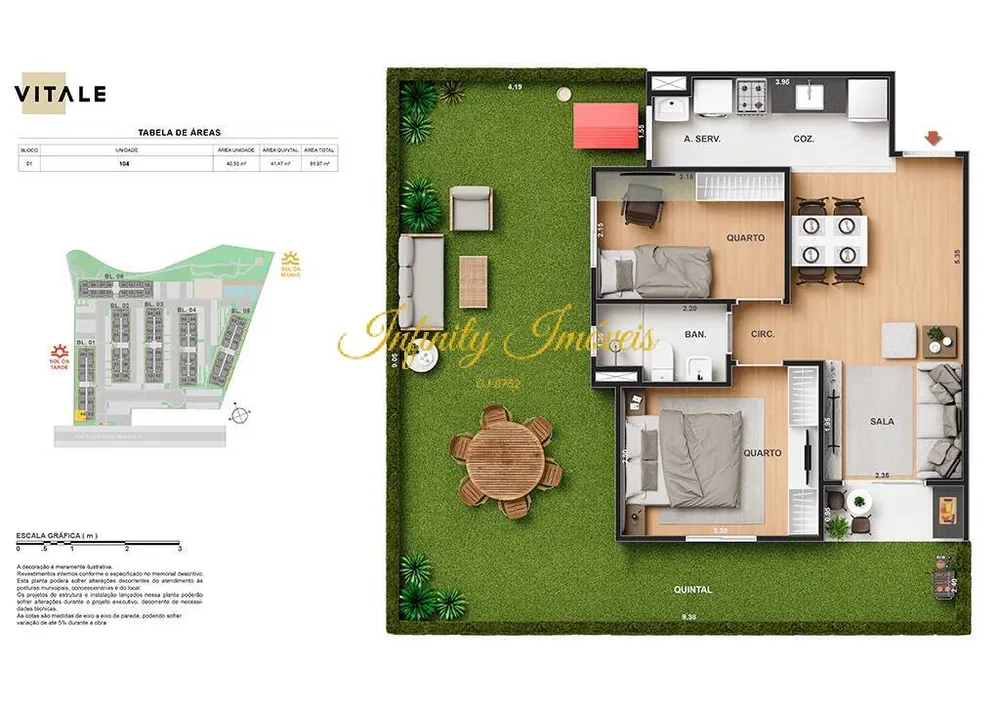 Apartamento, 2 quartos, 44 m² - Foto 42