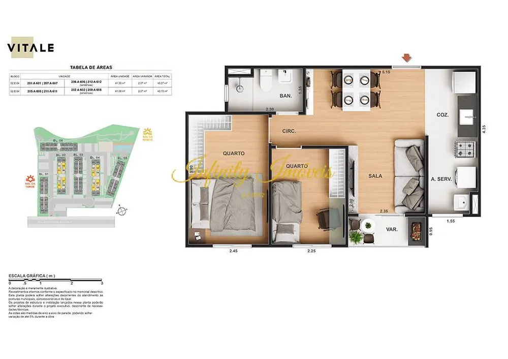 Apartamento, 2 quartos, 44 m² - Foto 25