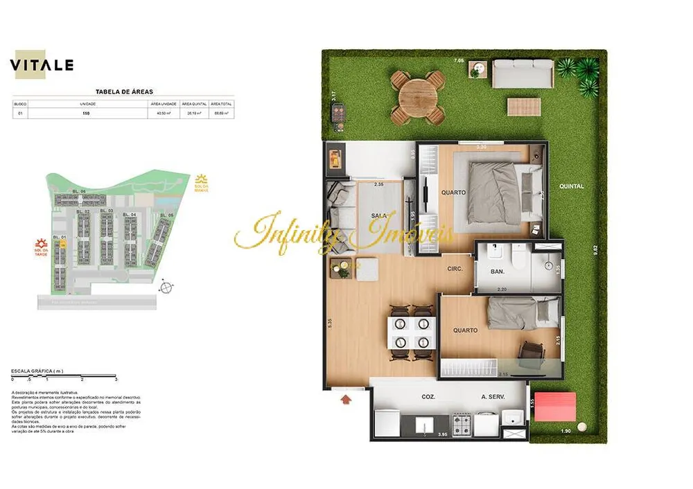 Apartamento, 2 quartos, 44 m² - Foto 33