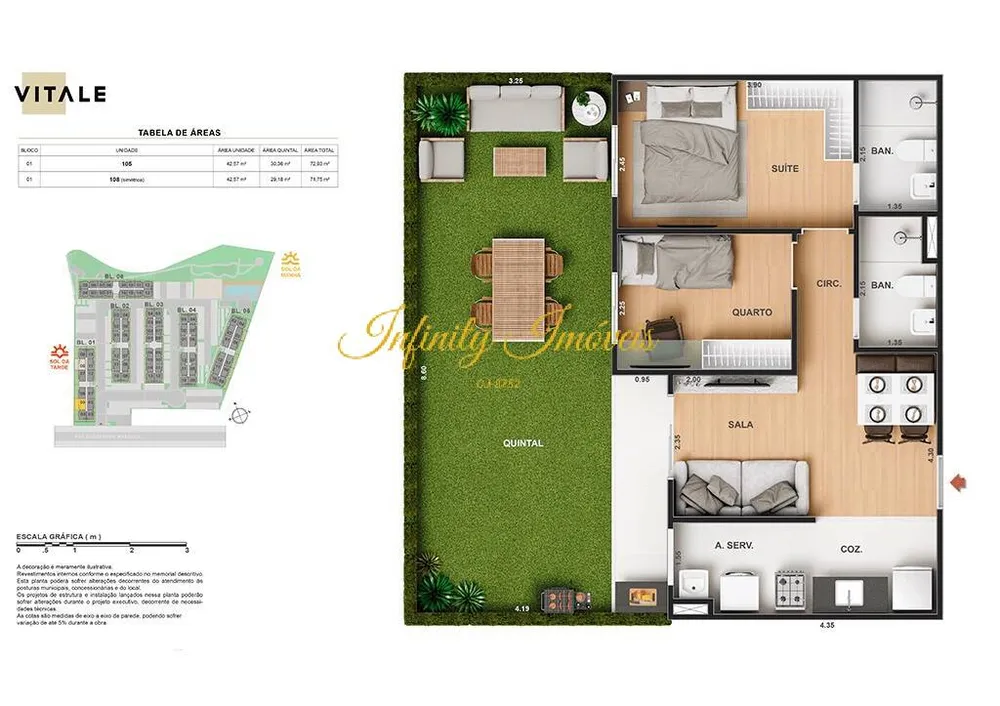 Apartamento, 2 quartos, 44 m² - Foto 39