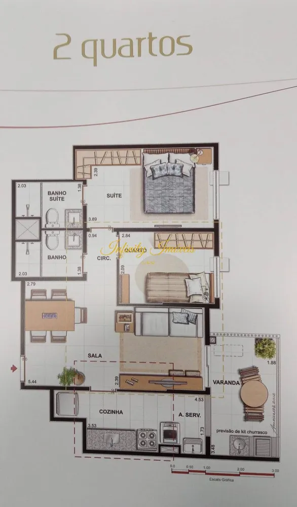 Apartamento, 2 quartos, 58 m² - Foto 14