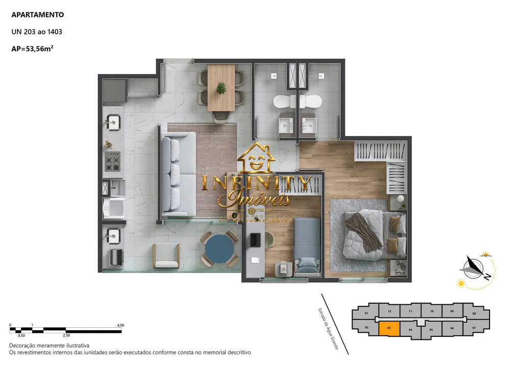 Apartamento, 3 quartos, 64 m² - Foto 27
