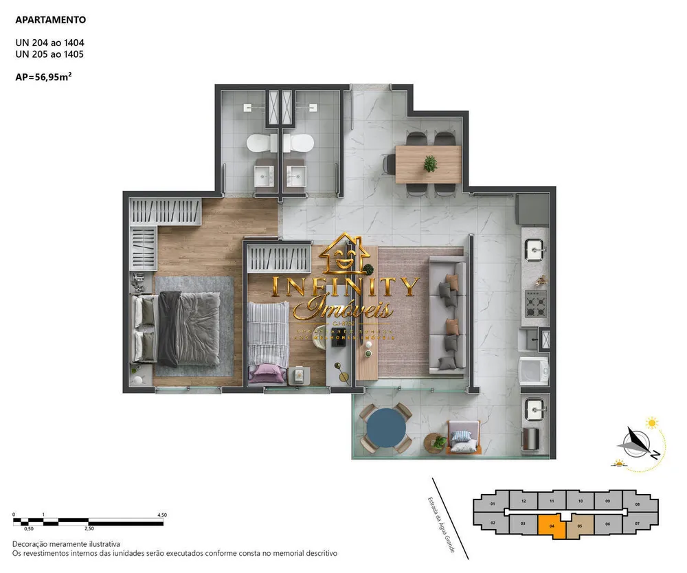 Apartamento, 3 quartos, 64 m² - Foto 25