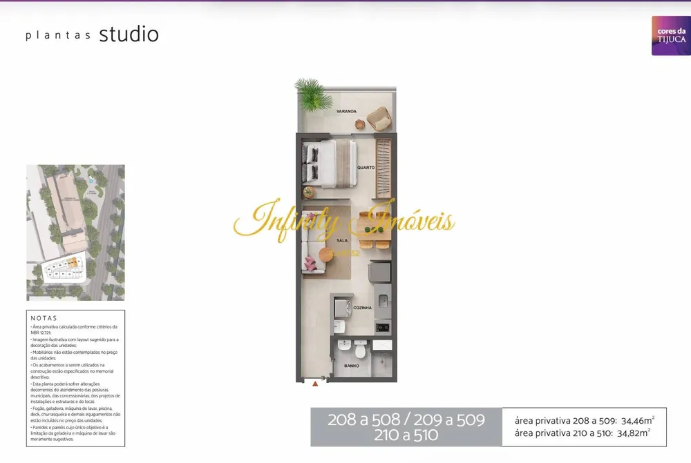 Apartamento, 1 quarto, 34 m² - Foto 22