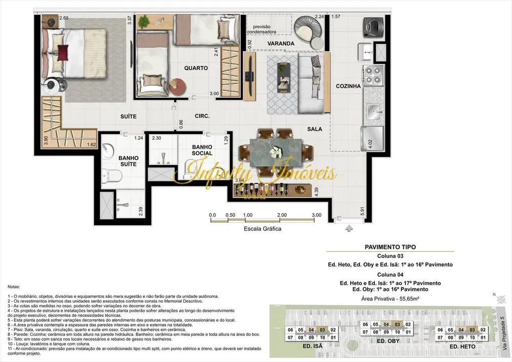 Apartamento, 3 quartos, 64 m² - Foto 8