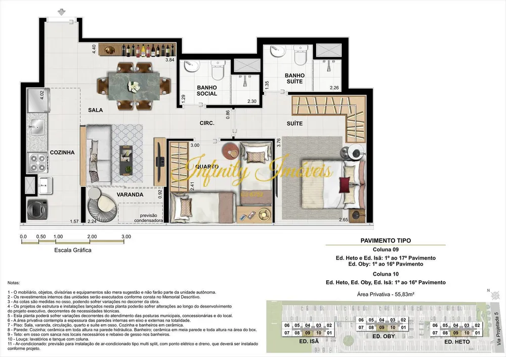 Apartamento, 3 quartos, 64 m² - Foto 23