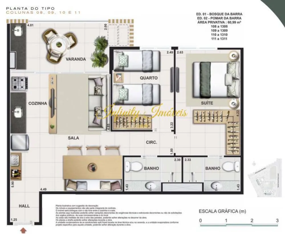 Cobertura, 3 quartos, 225 m² - Foto 4