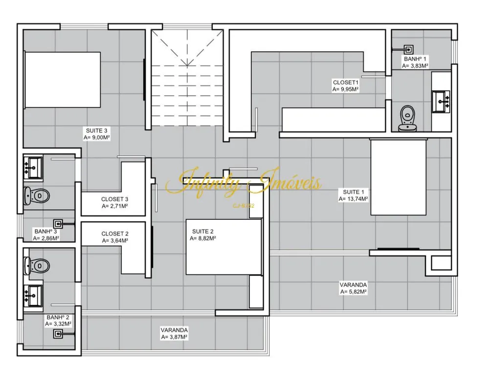 Casa de Condomínio, 3 quartos - Foto 48