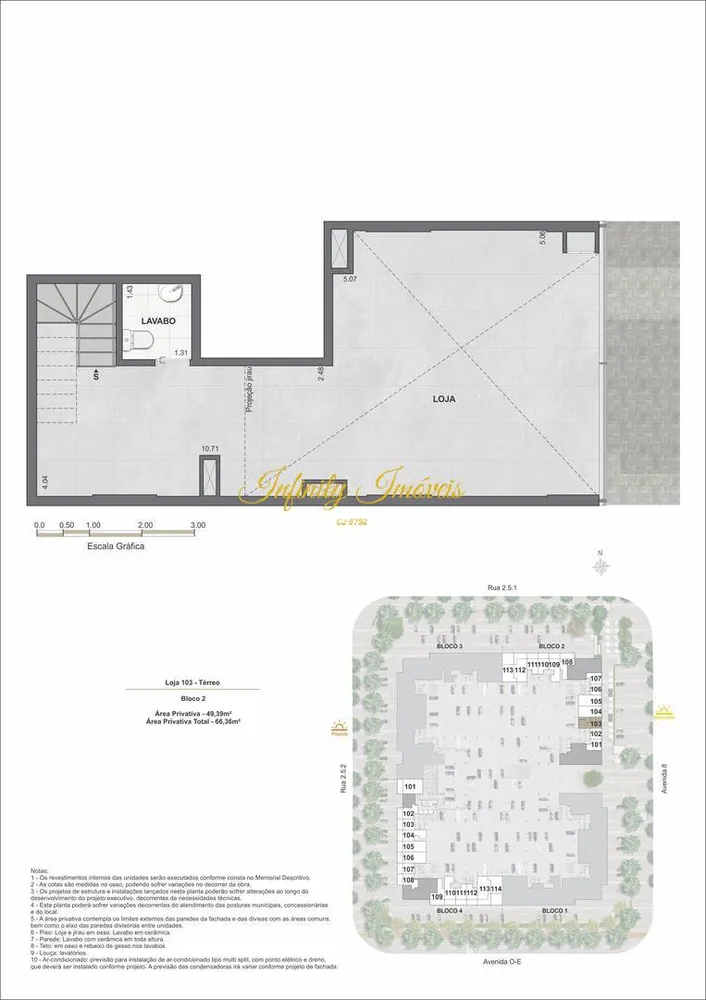 Loja-Salão, 80 m² - Foto 6