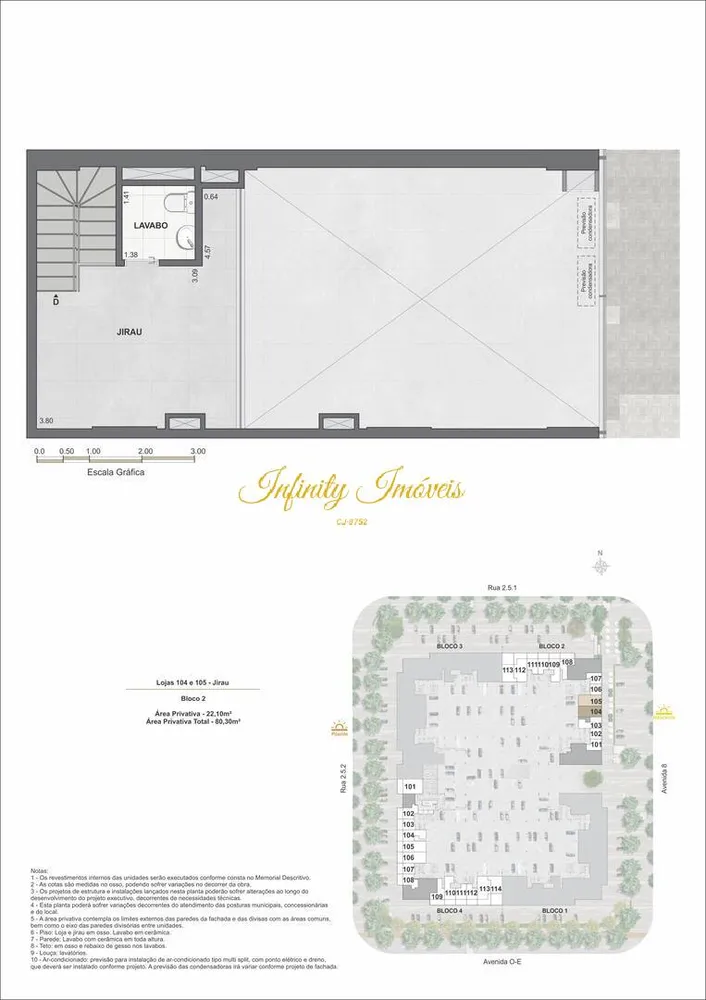 Loja-Salão, 80 m² - Foto 10