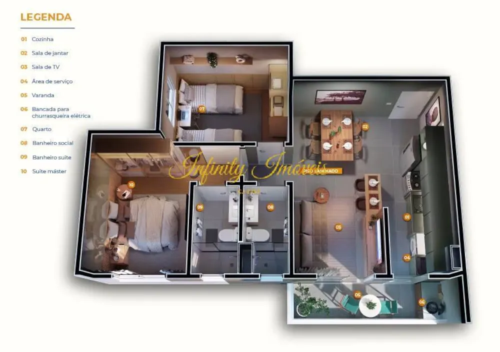 Apartamento, 2 quartos, 56 m² - Foto 16