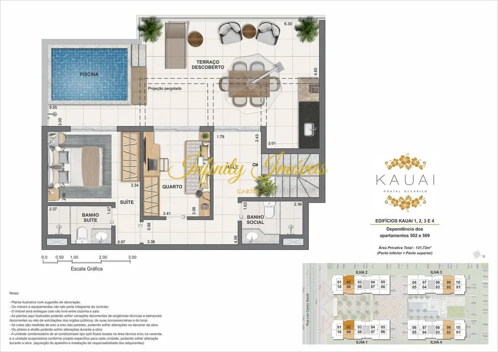 Cobertura, 4 quartos, 131 m² - Foto 22