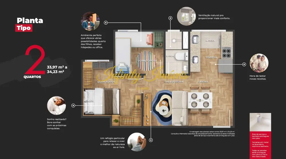 Apartamento, 2 quartos, 36 m² - Foto 25
