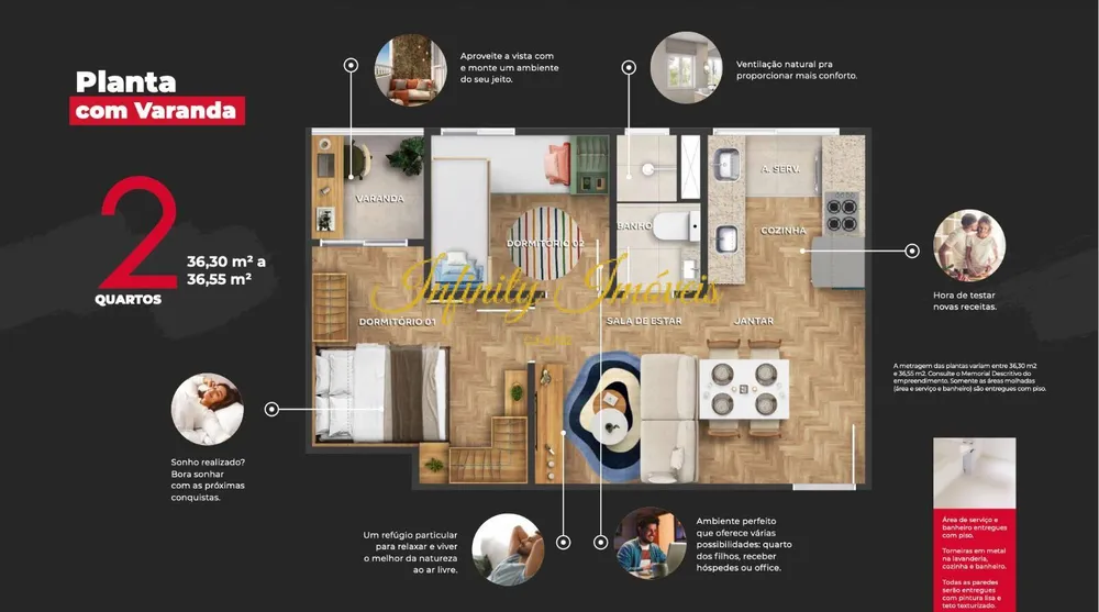 Apartamento, 2 quartos, 36 m² - Foto 24