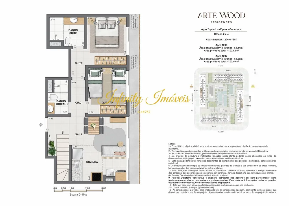 Apartamento, 2 quartos, 102 m² - Foto 81