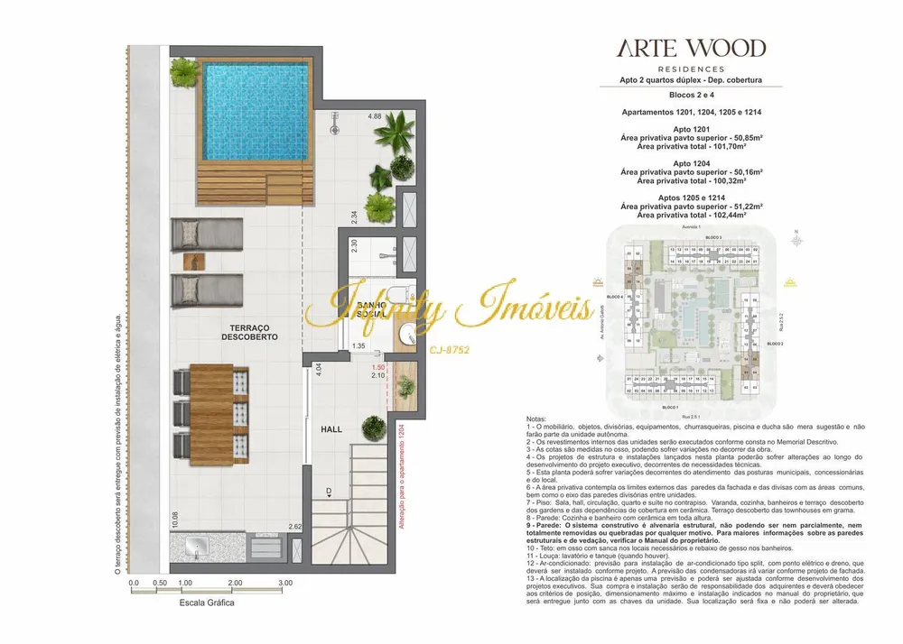 Apartamento, 2 quartos, 102 m² - Foto 80