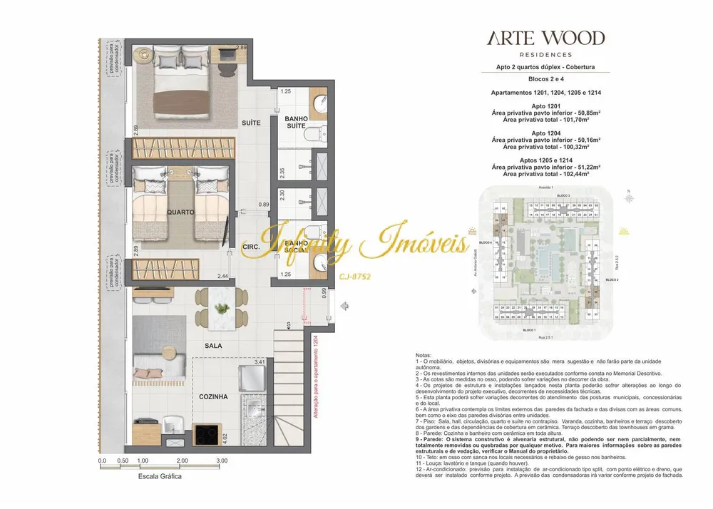 Apartamento, 2 quartos, 102 m² - Foto 79