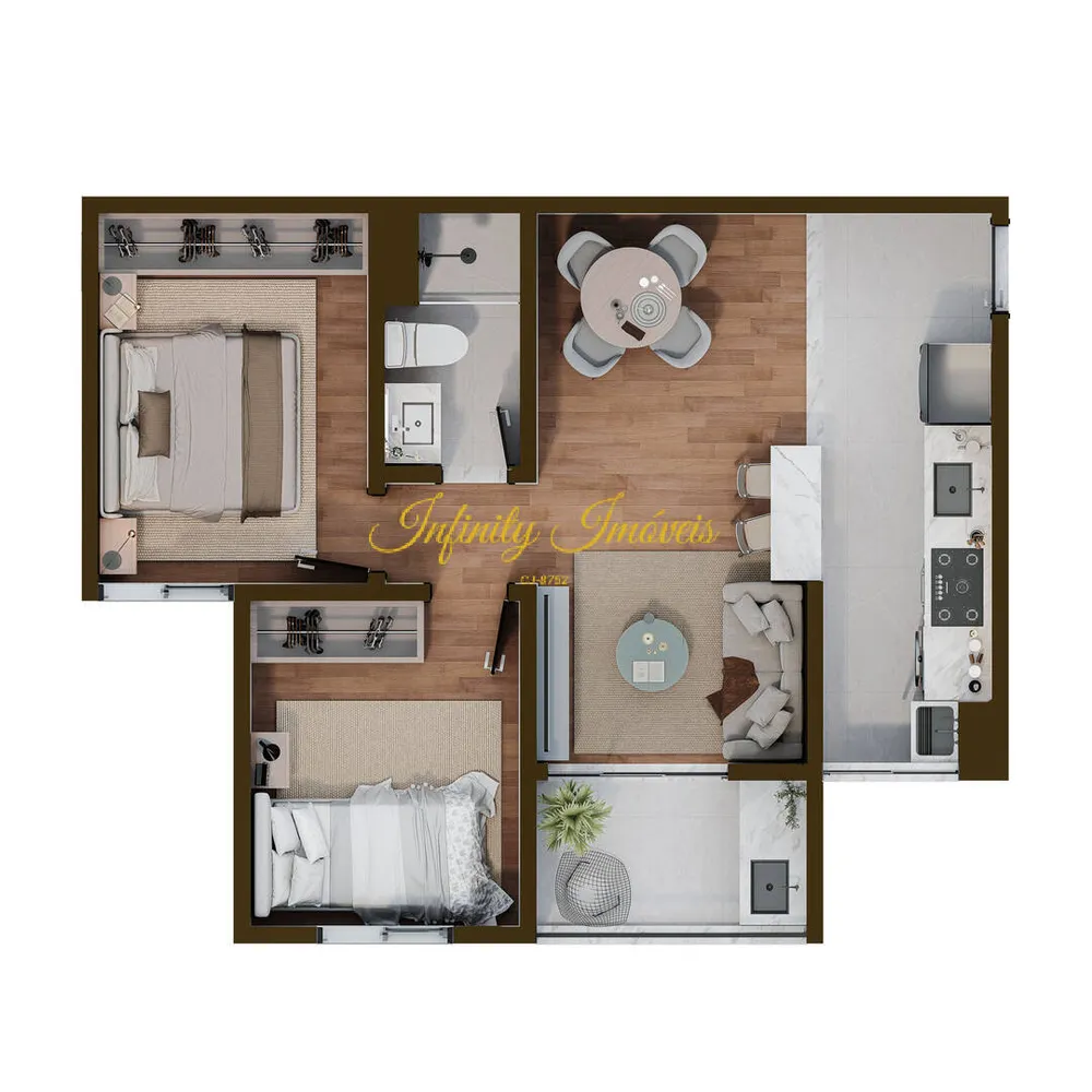 Apartamento, 2 quartos, 47 m² - Foto 28