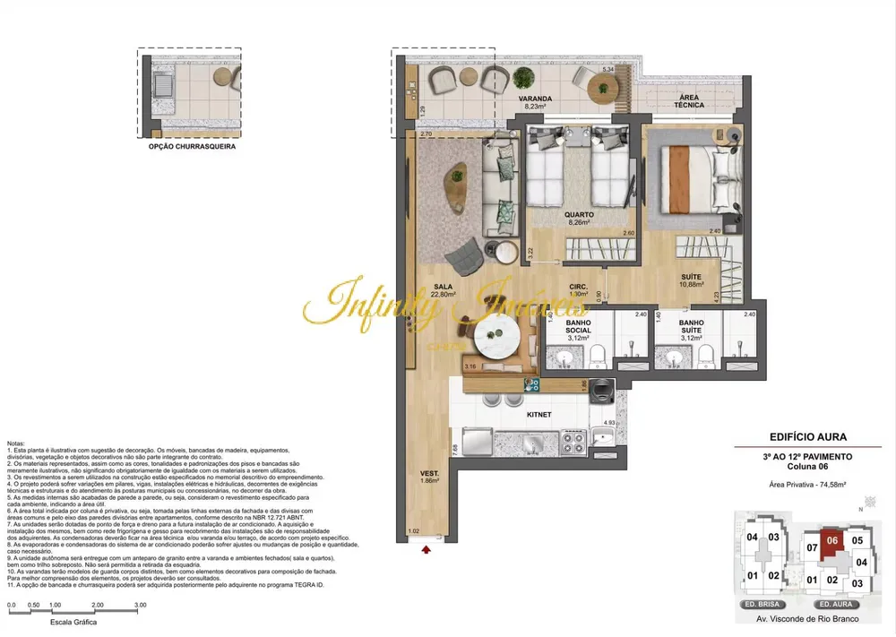 Apartamento, 3 quartos, 96 m² - Foto 40