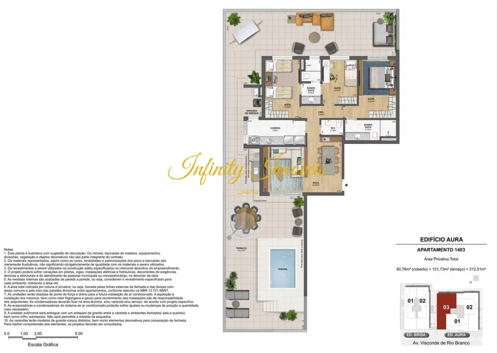 Apartamento, 3 quartos, 96 m² - Foto 44
