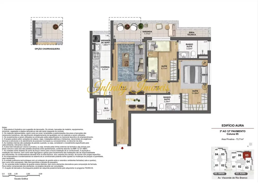 Apartamento, 3 quartos, 96 m² - Foto 41