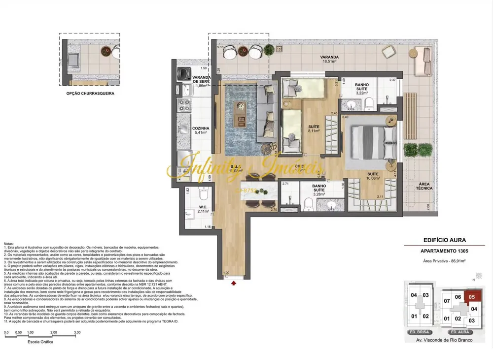Apartamento, 3 quartos, 96 m² - Foto 38