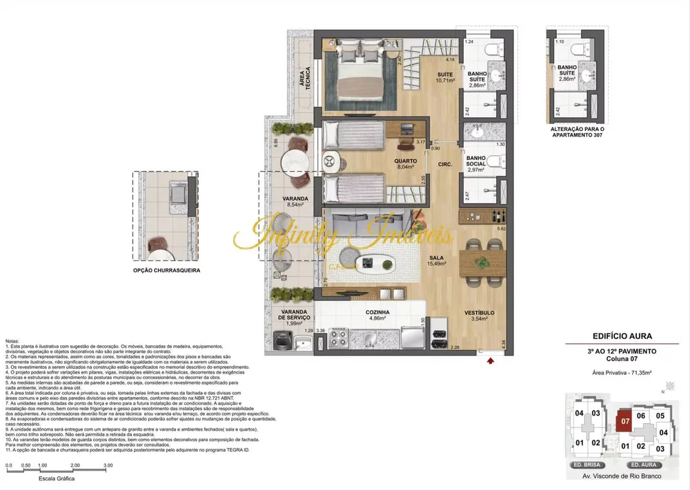 Apartamento, 3 quartos, 96 m² - Foto 39