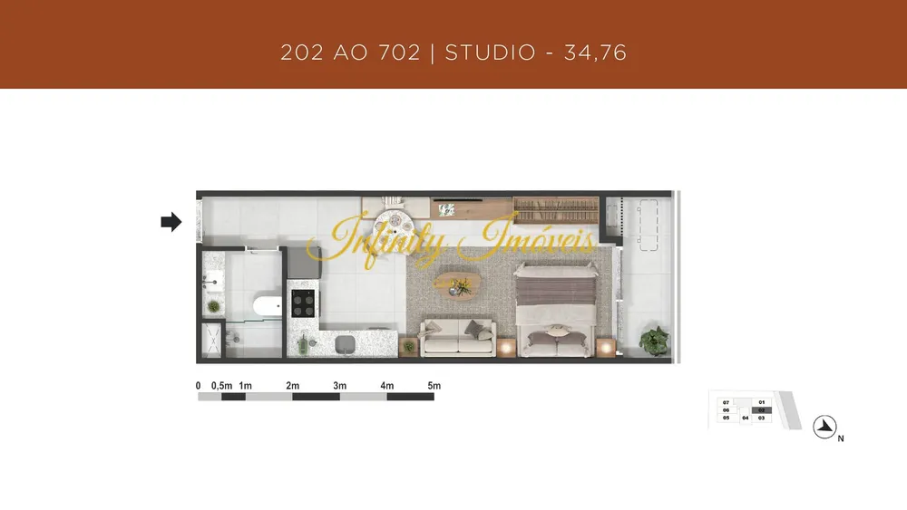 Apartamento, 1 quarto, 39 m² - Foto 21
