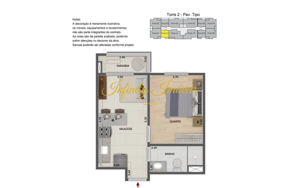 Apartamento, 1 quarto, 32 m² - Foto 22