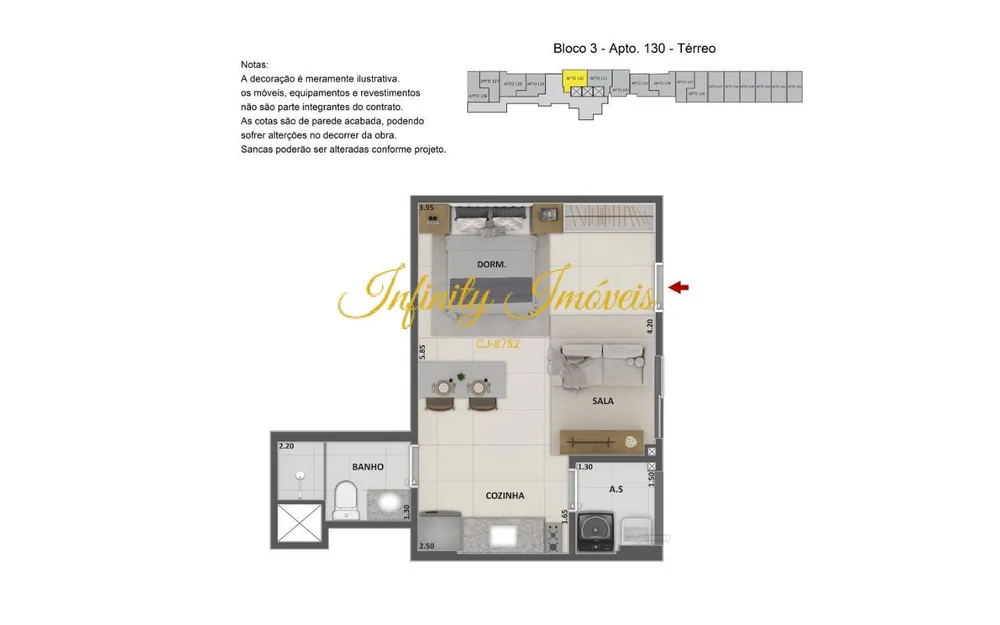 Apartamento, 1 quarto, 32 m² - Foto 21