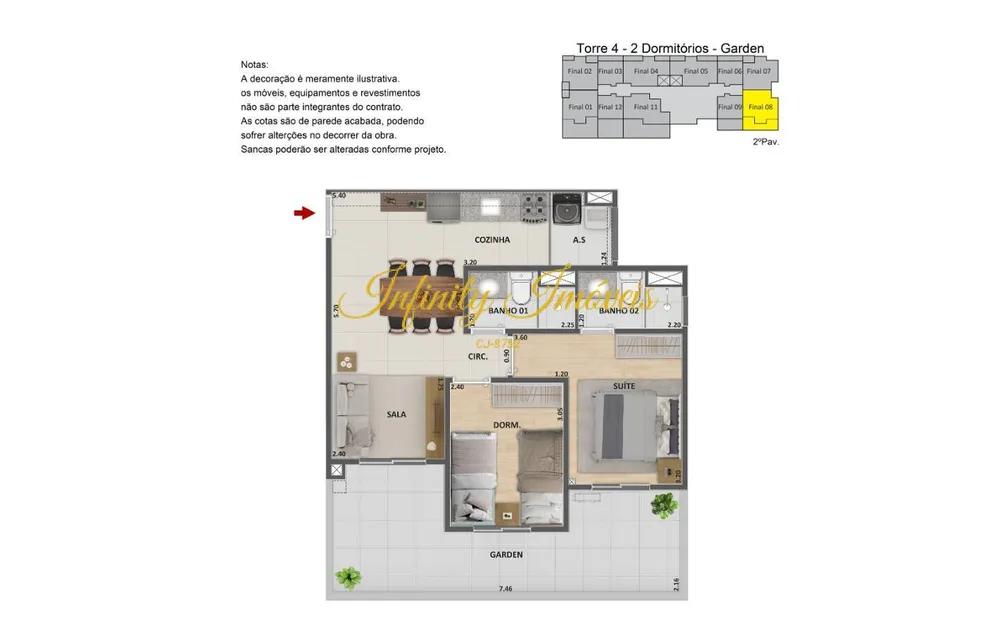 Apartamento, 1 quarto, 32 m² - Foto 24